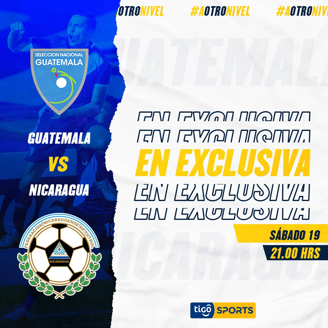Desde Carson, California #LaSeleEnHD 🇬🇹 se enfrenta a Nicaragua en partido amistoso. No te lo pierdas este sábado EN VIVO Y EN ALTA DEFINICIÓN por el Canal 6 / 706 HD, Tigo Sports App y Web (Chrome) ⚽️ #AOtroNivel