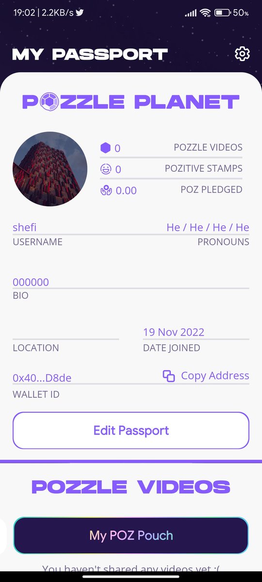 1skendaj's tweet photo. @PozzlePlanet 0x4095B8447eE58e5076B1776e06cAFBea95b1D8de
(very nice project) https://t.co/6E5pHhW1hm