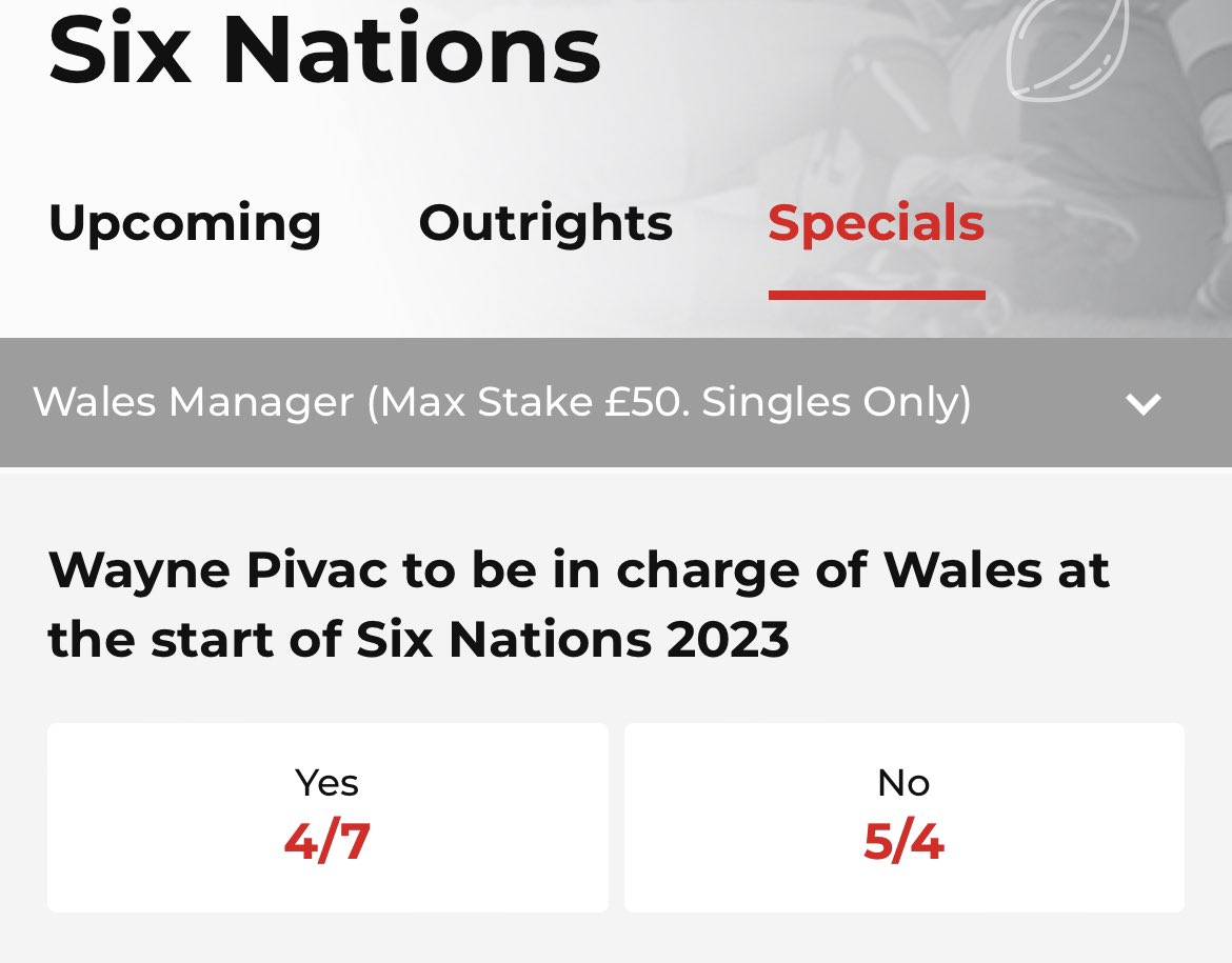 DragonBetWales's tweet image. Defiant in the press conference…. 

Strong calls for #PivacOut

Will he be there for the 6 Nations? 

Odds here👇🏻
bit.ly/3Oo54w8

#Wales #Wru #cymruambyth #walesvgeorgia #walesrugby #wales #WelshRugby #Cymru