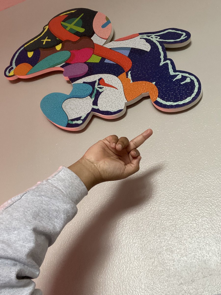 This Kaws puzzle 🧩 took forever lol