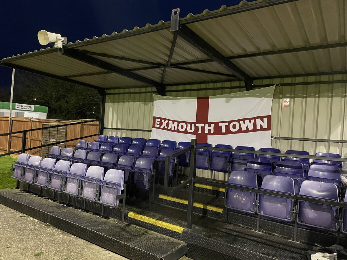 Kizzyetrance's tweet photo. Saturday 19th November 15:00ko
Match 111 of 2022/23
๐ Southern Road, Exmouth - new โ
@ExmouthTown_FC 3
@FootballBashley 2
Southern League Division One South @PitchingIn_ @SouthernLeague1
#groundhopping #PitchingIn #Exmouth #ExmouthTownFC #Bashley #Devon #UpTheBash @swsportsnews https://t.co/QQwsrDq4EJ