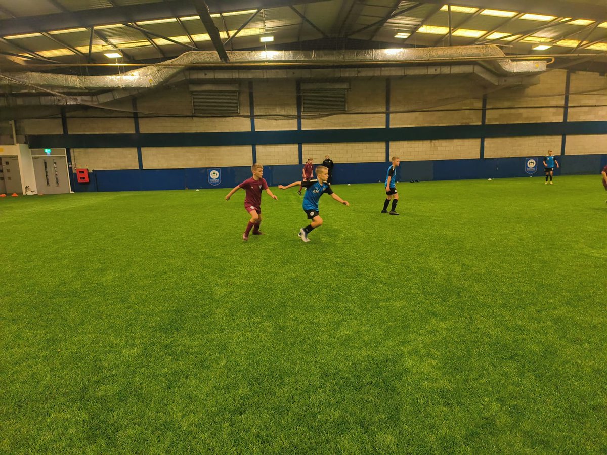 airbusacademy's tweet photo. @airbusacademy U12's enjoyed another Pro Club fixture away at @LaticsOfficial this morning. Excellent fixtures were played in the indoor 3G facility. Thank-you to Wigan Athletic for inviting us in to play. #youngwingmakers #inspiredevelopachieve https://t.co/97s0cJ3dpW