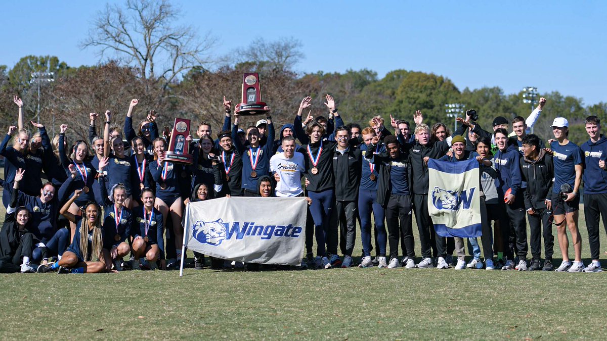 WU_Bulldogs's tweet image. 🏆REGION CHAMPS x 2🏆

Both @Wingate_XCTF teams were dominant Saturday morning, winning a pair of NCAA Southeast Regional titles!!

Next Up ➡️ Nationals!

#OneDog
