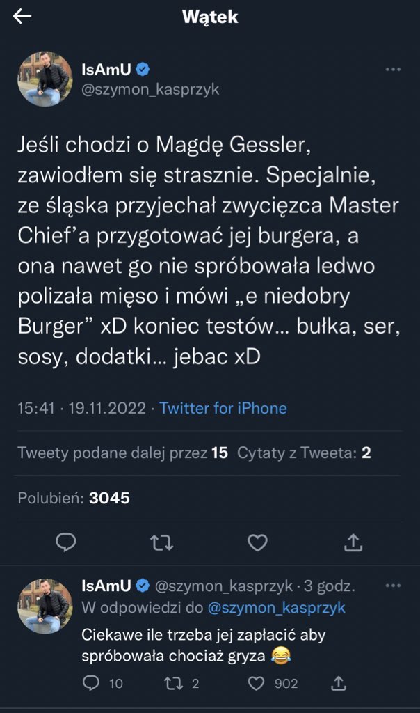 lobafto's tweet photo. Madzia była gościem specjalnym na otwarciu burgerów isamu, ale chyba nie wyszło jak miało być XD https://t.co/ysOlm53ilo