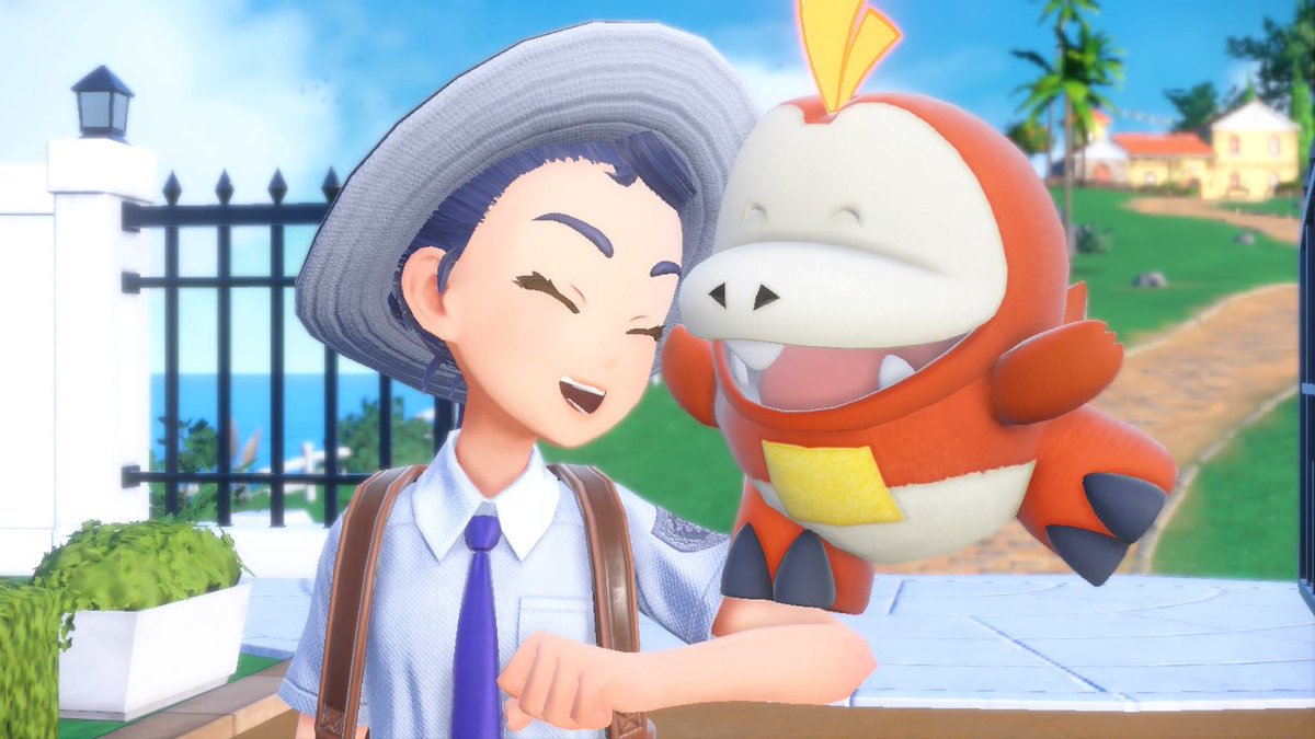 Fuecoco, you go Fuecoco! ❤️🔥🐊❤️
•
#PokemonScarletViolet #PokemonViolet #NintendoSwitch #nintendo #fuego