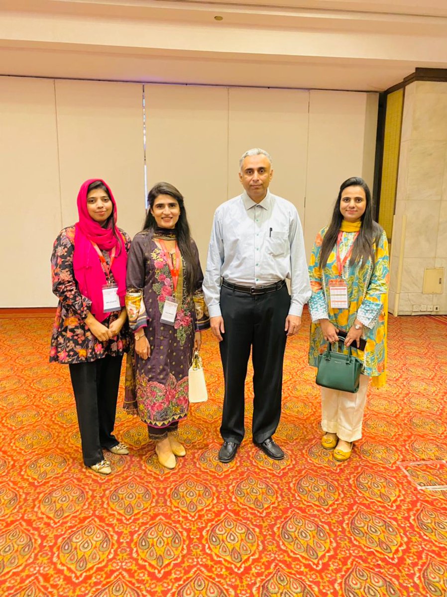 paeds_2's tweet photo. Dr Warda Tahir, Dr Rija Kahlid and Dr Laraib Amjad were among the presenters from Paediatric Surgery Department II The Children Hospital Lahore  at Annual Symposium of Shuakat Khanum Hospital Lahore. https://t.co/lC2b4Niwrx