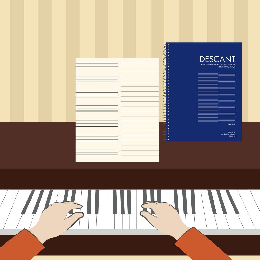 Have musicians on your gift list? Descant Multi-Format Music Books are the perfect gift for musicians of all ages. With manuscript lines for the music and ruled lines for notes, theory and lyrics, this notebook is unlike any they've used before!

👉 ow.ly/UHCB50LH85K