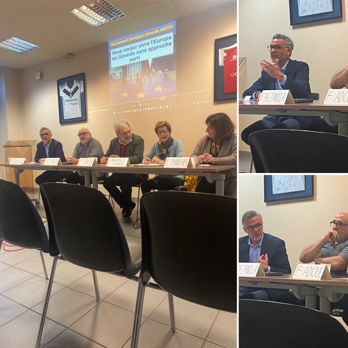 Je remercie le Mouvement Européen France - Gironde pour cette invitation à participer au débat avec d’autres élus locaux sur le thème « Faire vivre l’Europe au niveau local
#europe
#renaissance