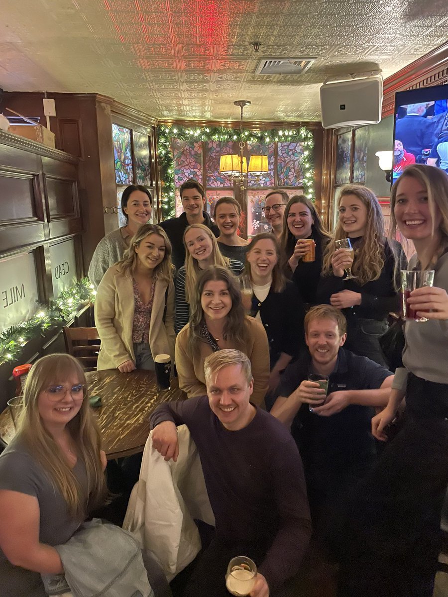 How many researchers can you fit in one Irish pub in Boston?👩‍🔬

So fun to see everyone at our ‘Irish Researchers in Boston meet up’ last night! 🇺🇸🇮🇪

Here’s to the next one 🍻
@JennyMannion2 @CliMcHugh @KarenODixon @CathalHarmon @_Karen__S_ @davern_maria @_flanaganl #IrishAbroad