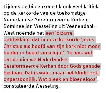 RobJVreugdenhil's tweet photo. ND citeert Jan Wesseling, bezinningsdag GKV. Jan zal meer gezegd hebben. Ik wil hem serieus nemen.
Maar wat hier geciteerd wordt, is heel zwak. (a) Lees verder: "Zijn Geest verbindt de kerken in één geloof: het geloof in Christus Jezus, Gods Zoon, als onze Heer. https://t.co/UJiElscrdv
