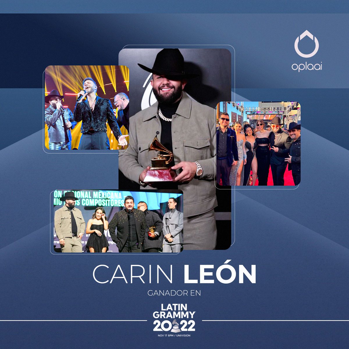 #HighlightOplaai ⚡️ @CarinLeonOficial  se llevó a casa el  premio a la "Mejor Canción Regional Mexicana" en reconocimiento a su excelente colaboración con el también grupo mexicano @Matisse_MX, en el tema "Como lo hice yo.” 🏆🇲🇽 #carinleon