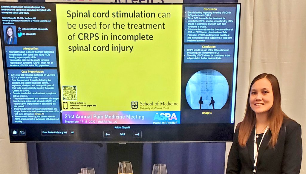 Kotomi Obayashi (@k_obayashido) on Twitter photo Had an amazing experience at #ASRAFALL22. Met so many wonderful and inspiring people. Connected in person (finally!) with my mentor. Even got to present a poster and rep <a href="/MizzouPMR/">University of Missouri Department of PM&R</a>. So excited for the future of pain medicine!
<a href="/ASRA_Society/">ASRA Pain Medicine</a> Had an amazing experience at #ASRAFALL22. Met so many wonderful and inspiring people. Connected in person (finally!) with my mentor. Even got to present a poster and rep <a href="/MizzouPMR/">University of Missouri Department of PM&R</a>. So excited for the future of pain medicine!
<a href="/ASRA_Society/">ASRA Pain Medicine</a>