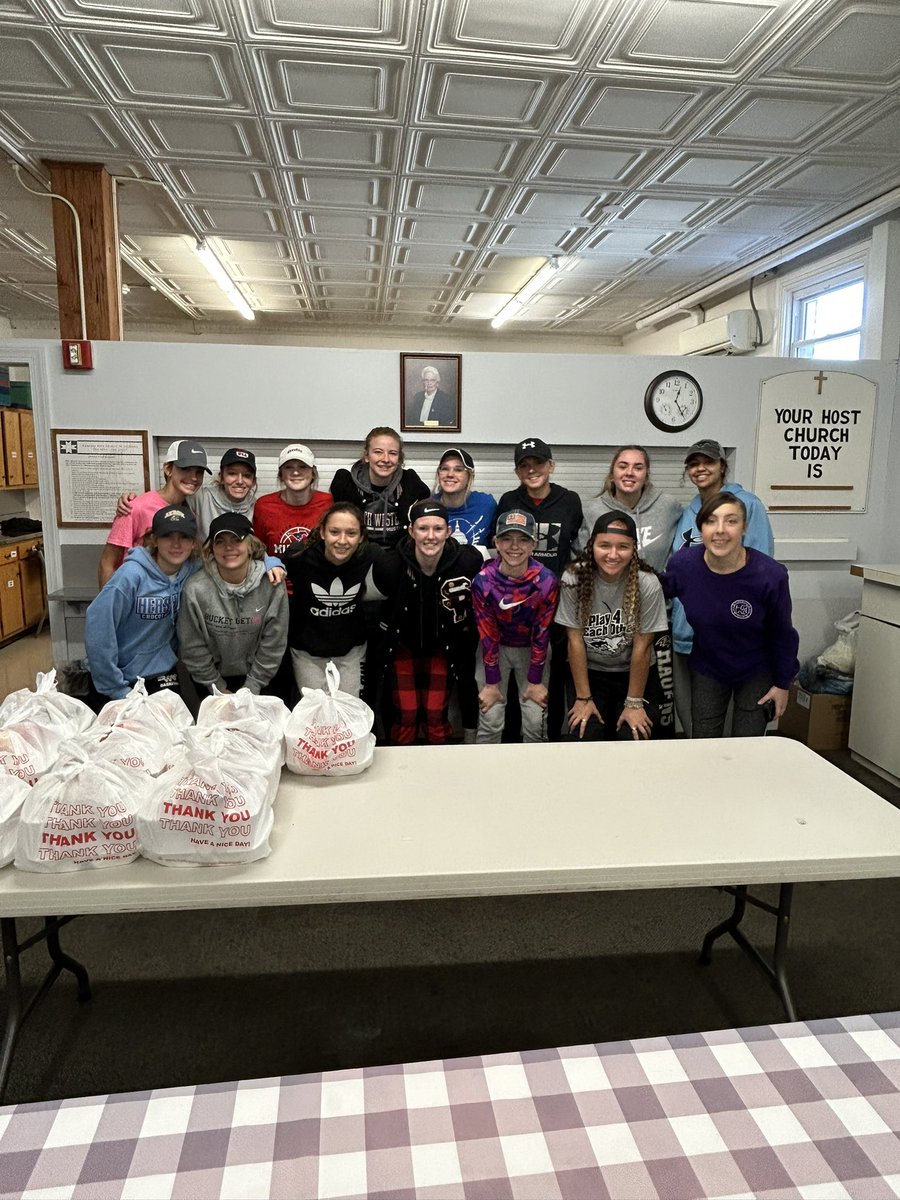 Prepared and distributed 116 meals, and cleaned out storage areas at the Council of Churches this afternoon- it’s about more than just basketball