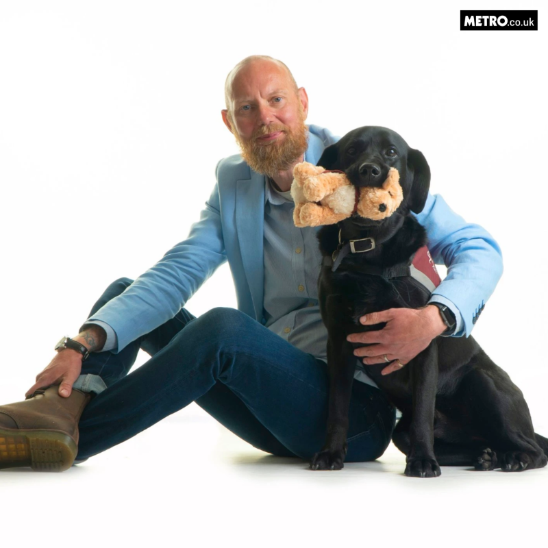 MetroUK's tweet photo. They say dogs are a man’s best friend and this couldn’t be more true for one person 🐶

For 51-year-old Ian Joyce finding his special companion has not only helped with his mental health but helped him feel ‘ten feet tall’ once again.