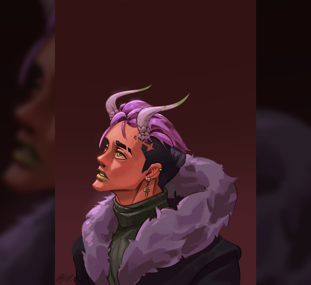 New art! First piece I finished that I was truly happy with. Feeling “good enough” to post has been an insue I’ve dealt with for a long time now, so it’s time to take that leap of faith ✨✨ #illustrator #illustration