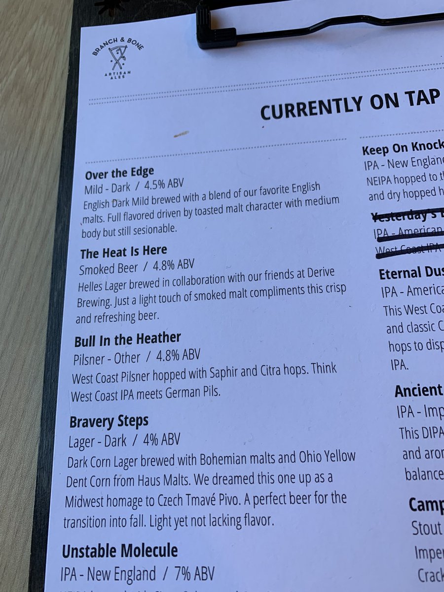RealBMaxwell's tweet photo. I like The Heat is Here Smoked beer from @BranchAndBone #derivebrewing ๐จ๐บ๐๐ #ohiocraftbeer #CraftBeer #smokedbeersaturday @Senor_Greezy @RJellyman @JonMontag @zappafaye @WhiskeyCyclist @JohanBBT @badhopper @ephoustonbill @Bertrand_Boily @MakDPostmodern @BrewGuy_ https://t.co/pUZ1kjqiNA