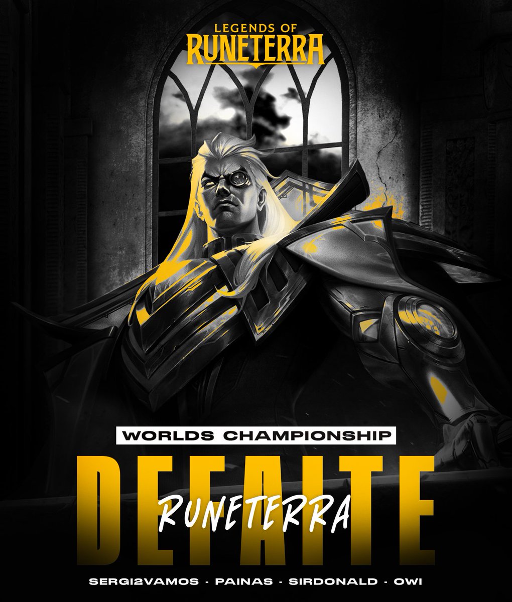 oslowesport's tweet photo. Fin des qualifications pour la finale des #LORWorldChampionship 🏆

Malgré de très beau match, on n'arrivera malheureusement pas à prendre une place pour la Grande Finale ❌

Fier de nos joueurs et de leurs parcours ! On espère un rendez-vous pour les #Worlds2023
#GoOSLOW ❤️🤍 https://t.co/rfW6KfDQok