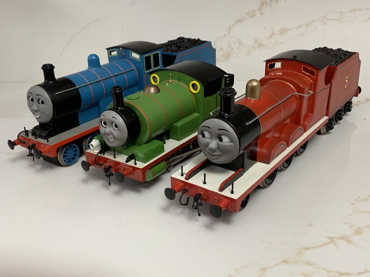 And here they are, the 3 plastic pals! We’d never have thought in a million years we’d be able to get 1, nevermind 3 of the 7 original engines. We’ve literally been living our childhood dreams being able to restore and look after these one of a kind models