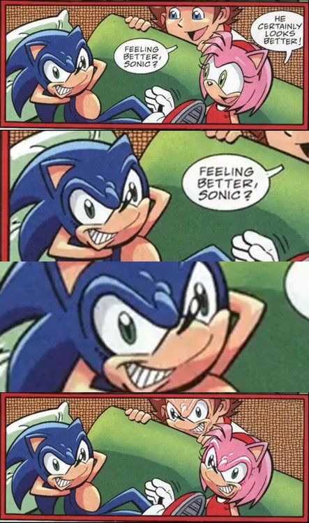 🌀: I saw a post somewhere saying Sonic's stupid lil faces imprinted on Tails and Knuckles so now all I can think about is just