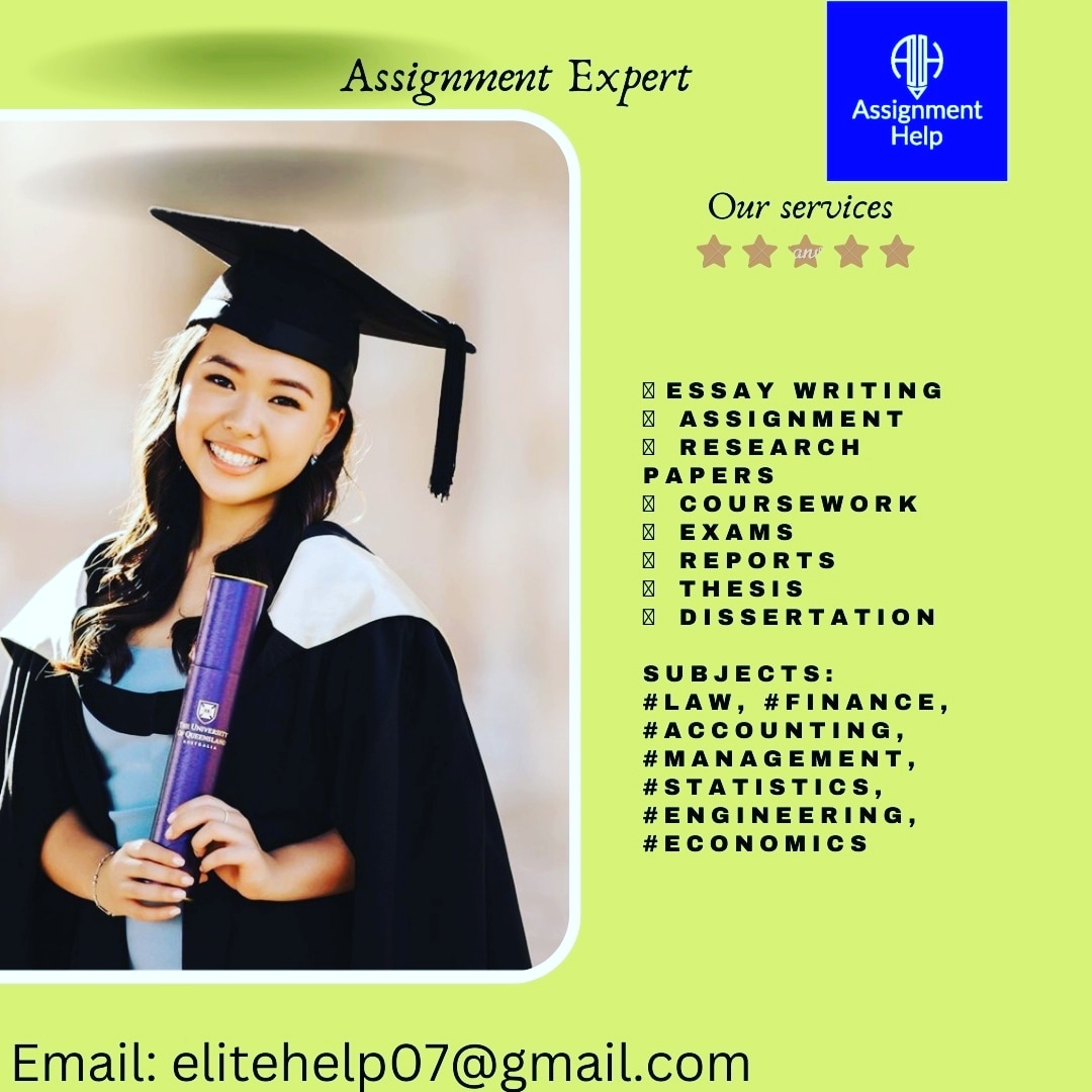 Assignment helpers for hire
Subjects; Law, Finance, Accounting, Statistics, Maths, Chemistry, Programming, Psychology, Management, Business, Engineering, Economics etc 

Email elitehelp07@gmail.com

#VCU 
#CSU 
#askgcu
#UNTRUTH 
#jculife
#kstate
#umichfootball 
#UMD 
#bulls
