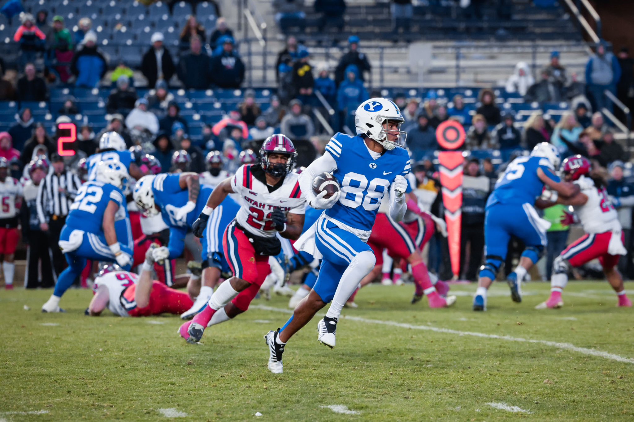 BYU Secures Bowl Eligibility With Big Win Over Utah Tech.