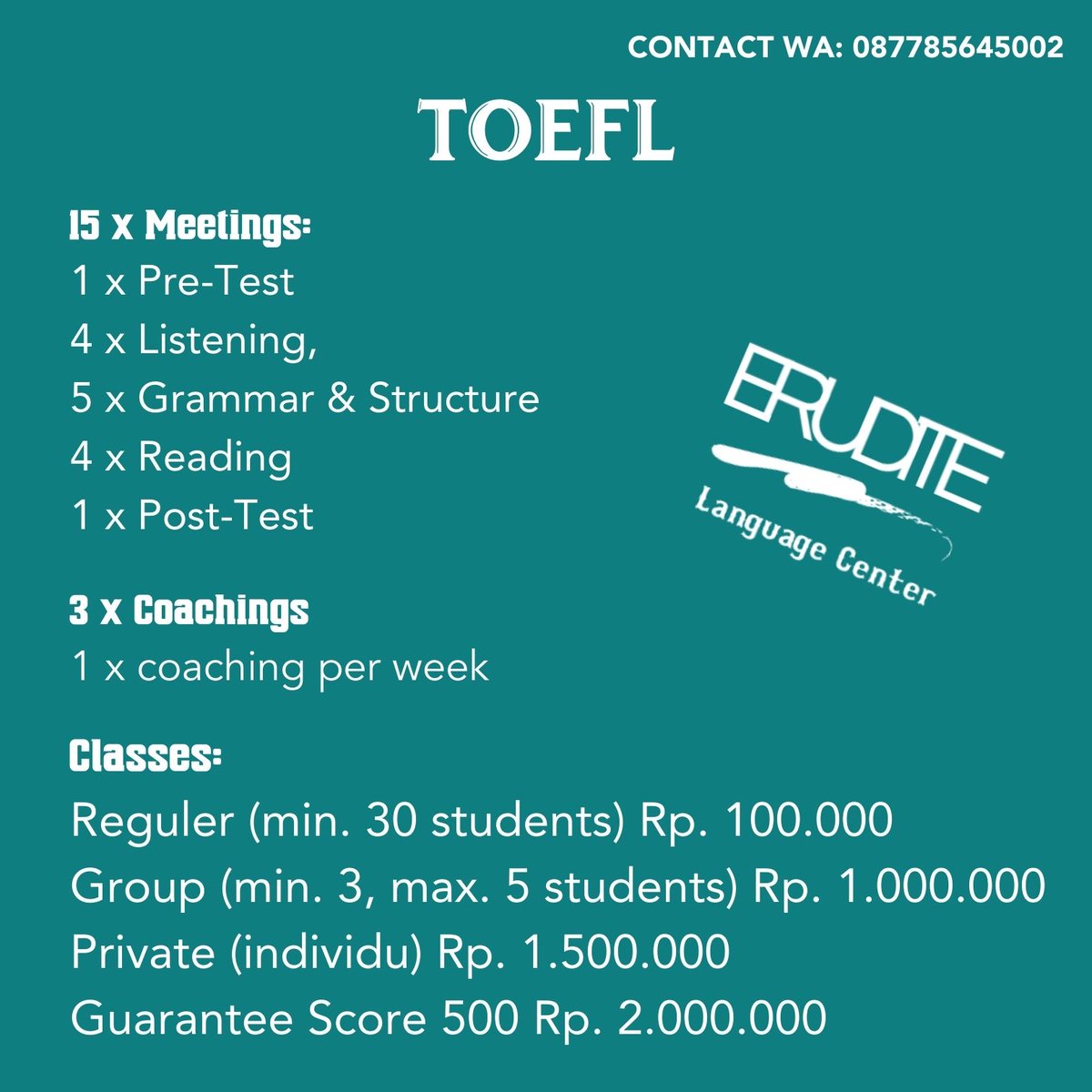 EruditeLanguageCenter tweet media