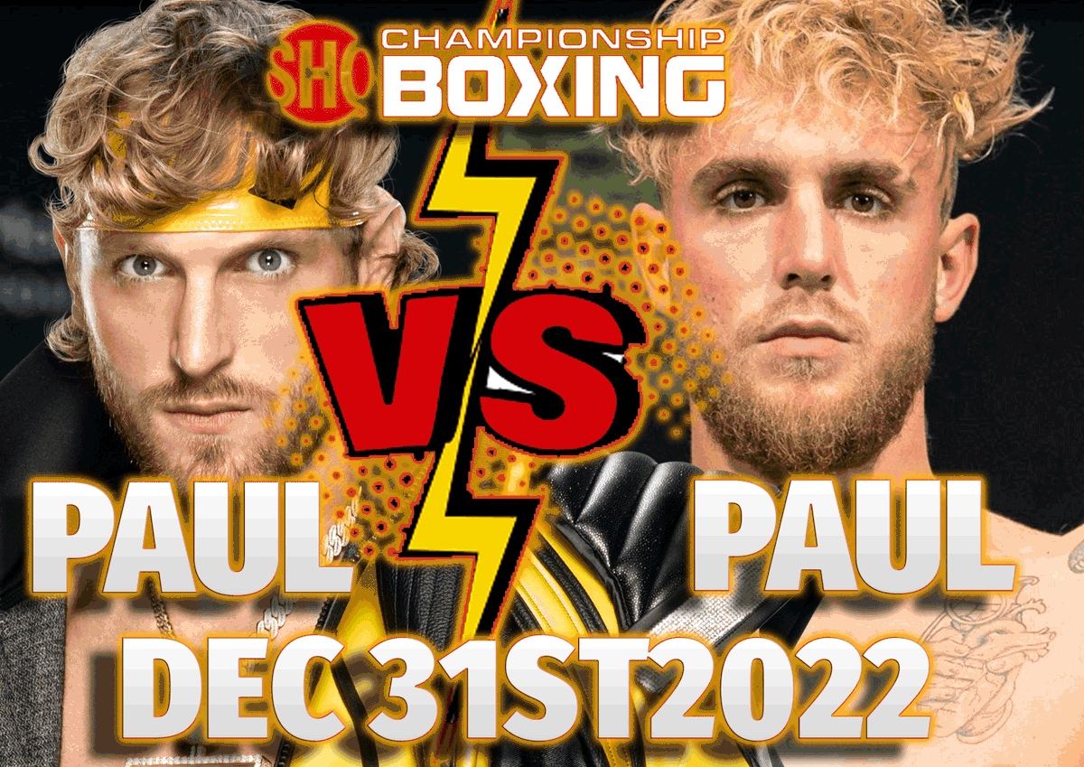 TheFightReport's tweet image. THE ONLY FIGHT THE MAKES ANY SENSE! @jakepaul VS @LoganPaul  #boxing #LastFightOfTheYear #DoItDamnIt @ShowtimeBoxing