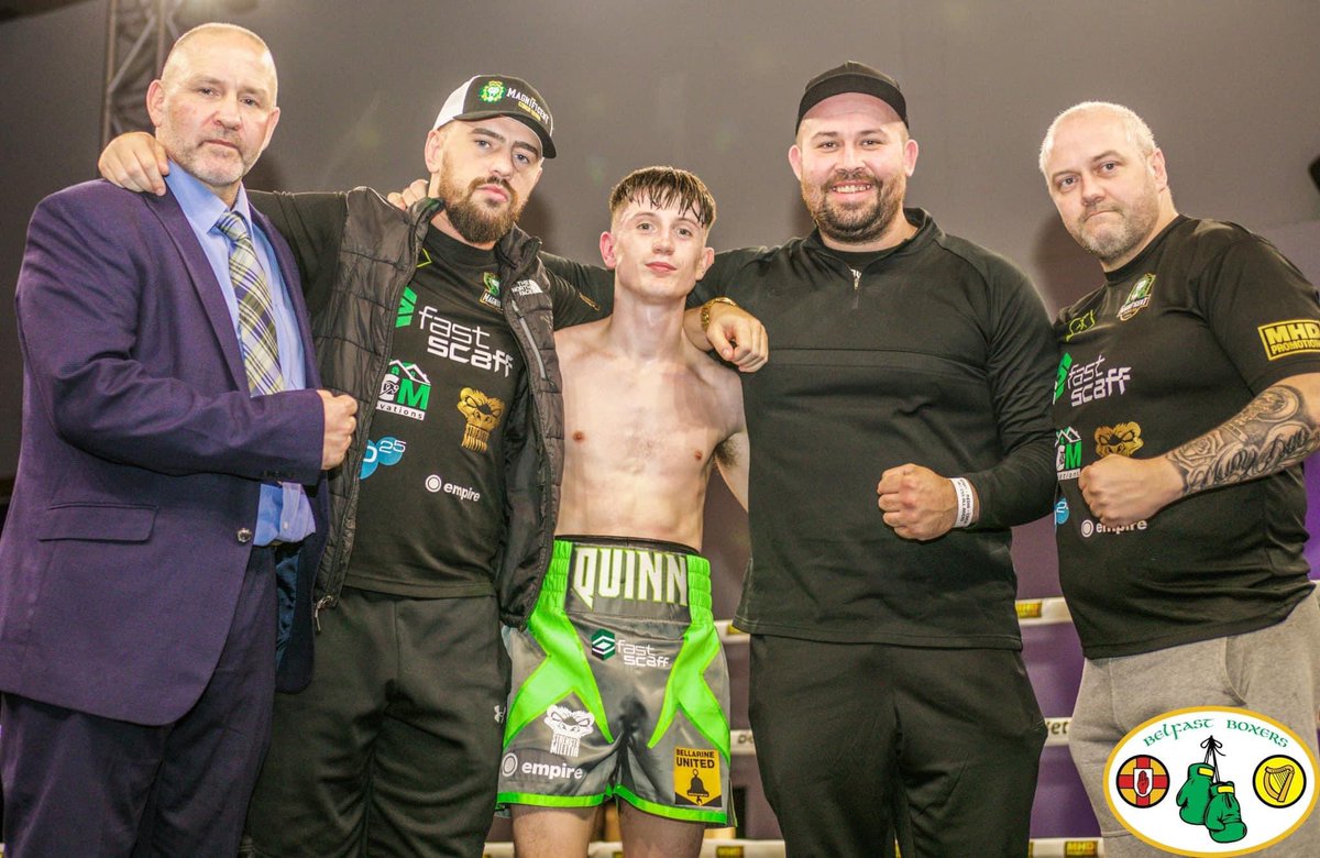 Winner - Conor Quinn 

‘The Magnificent’ Conor Quinn stops his opponent Mikey Young in the second round 🔥

What a performance from the Belfast lad. A classy and explosive fight for the fans 👏

Congratulations Conor 👏