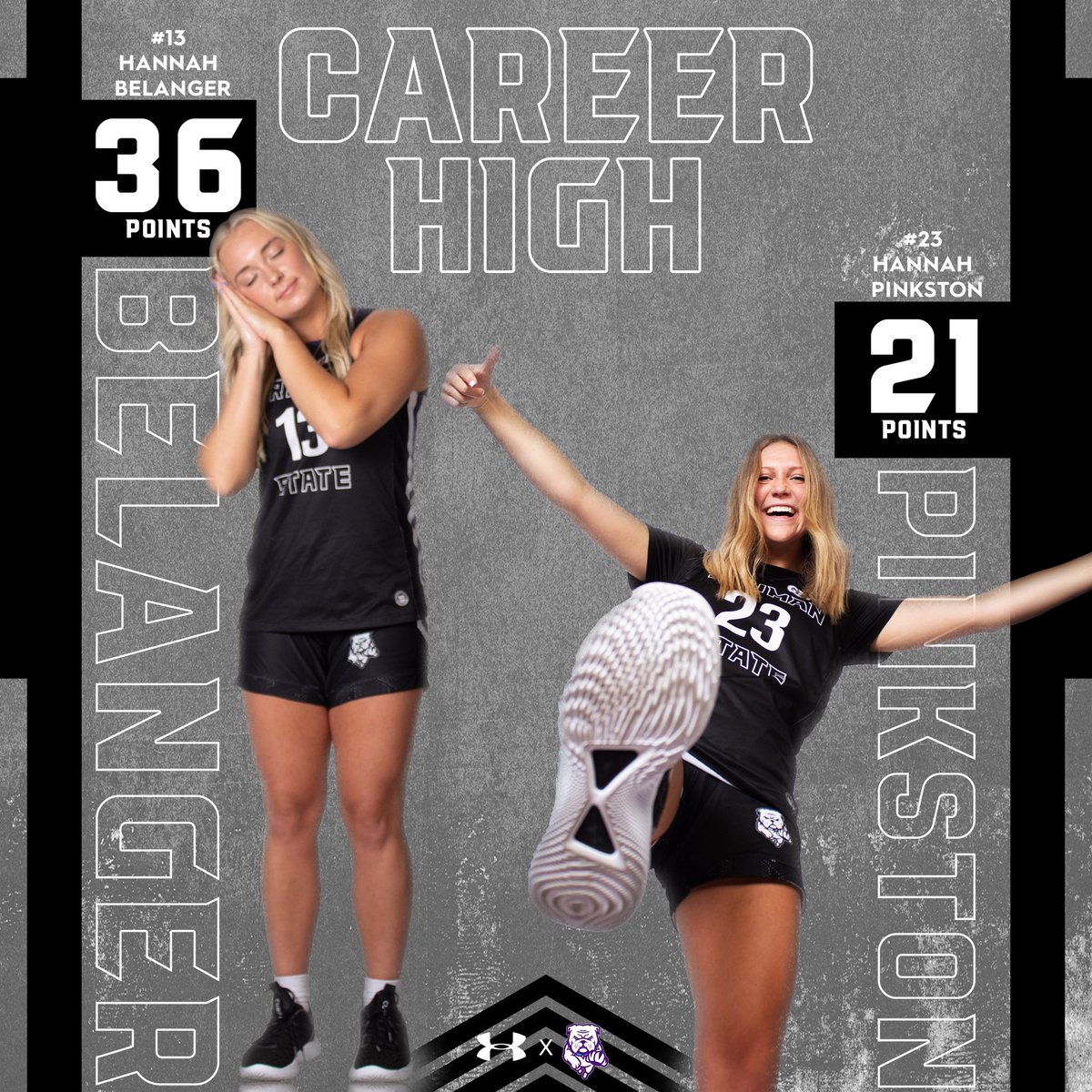 trumanstatewbb's tweet photo. TWO Hannahs = TWO career highs!
Congrats to @Han_Belanger &amp; @HPinkston23 for both setting new career highs in today’s win!! #Family https://t.co/vETRyBmSJp