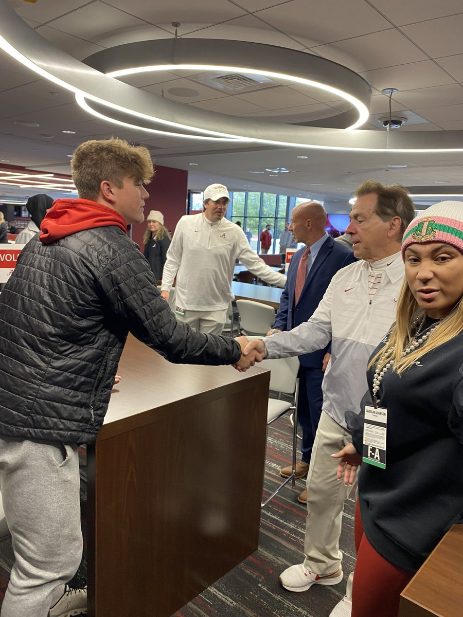 warhurst_conner's tweet image. Thanks for a great visit! RTR🐘 @AlabamaFTBL @CoachBedford_  @CoachKellyUA1