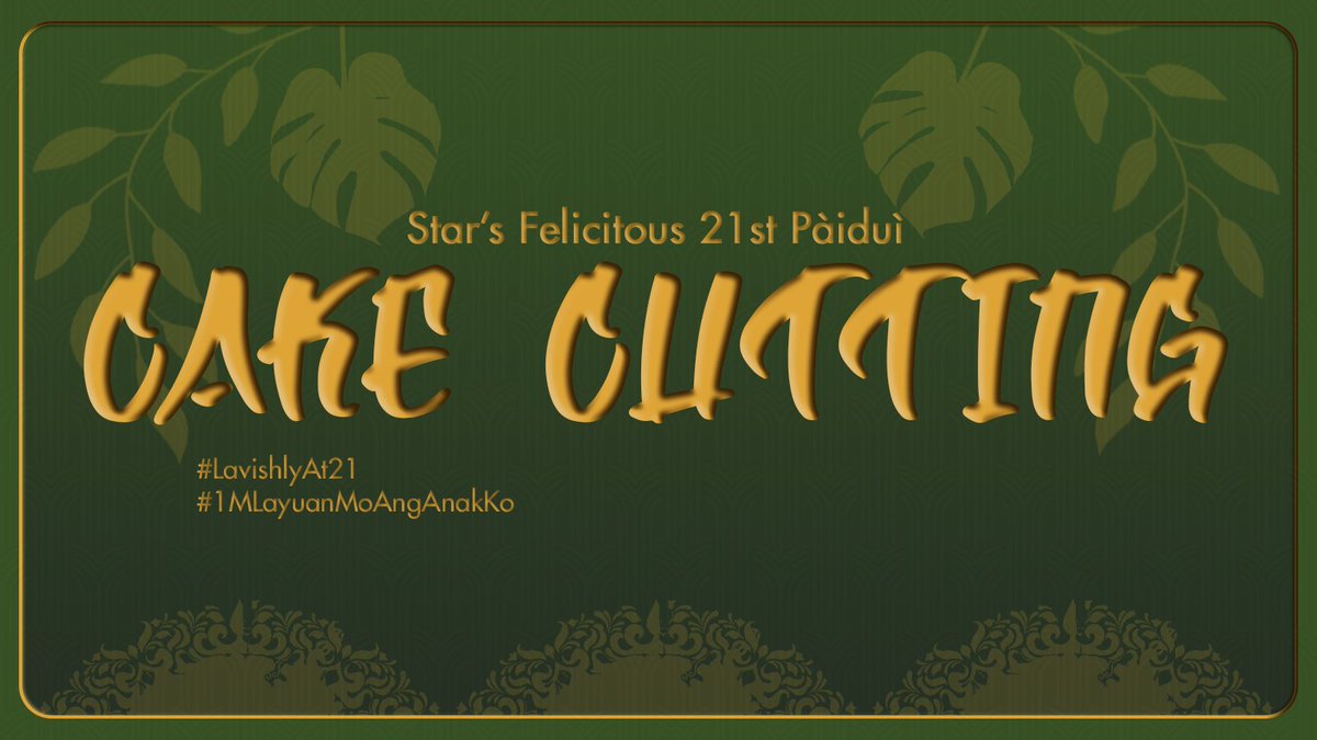 Star’s Felicitous 21st Paìduì tweet media