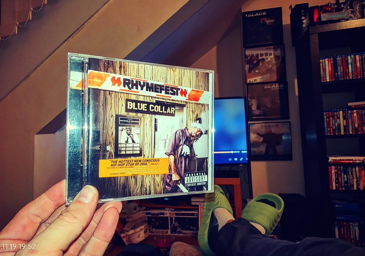 jonrutherford1's tweet photo. Listening to blue collar by @mayorrhymefest  for the first time in years. Such an amazing album that should be given so much more credit than it got, a proper gem #rhymefest #bluecollar #hiphop #realhiphop #chicagohiphop #classicalbum https://t.co/a3WvS2jA8y