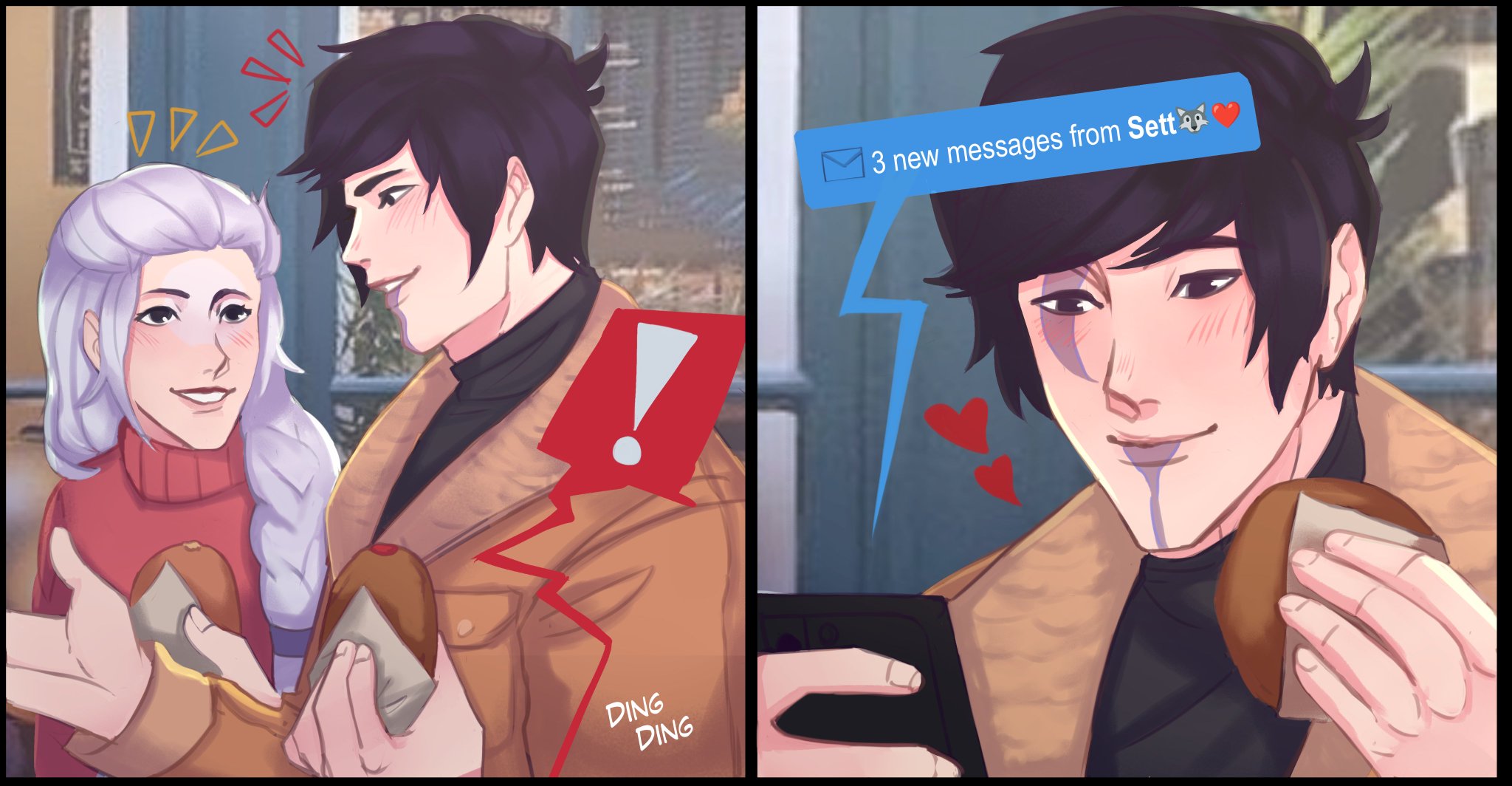 🌻🌾 Mango Bango 🌾 🌻 on Twitter "The two sides of dating Sett settphel