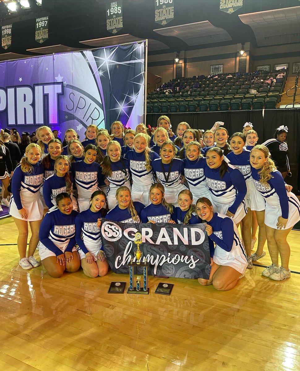 mountiecheer's tweet photo. COMPETITION NUMBER TWO ✔️
✨Overall Stunt Winner 
✨Overall Jump Winner
✨Strong Stunt Winner 
✨1st Place 6A All-Girl
✨All-Girl Grand Champion 

#FTLOL #RTTRR #ITSYTSWTSLDTS https://t.co/6QaCOgay6F
