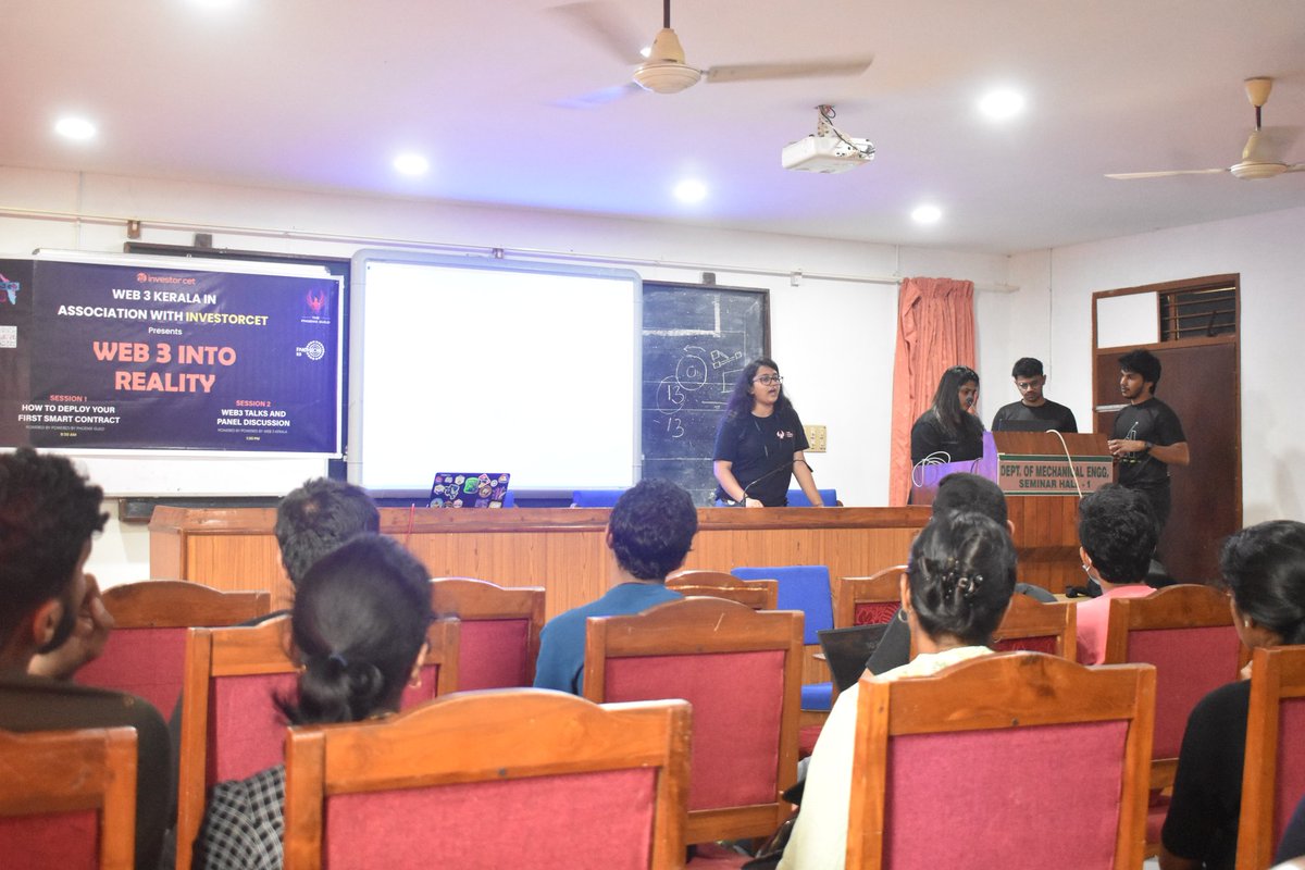 tpg_tvm's tweet photo. With the amazing session by @audaciousSneha @rosemary_benny we launched our TVM chapter🔥
@PhoenixGuildHQ @investorcet @web3pyschhh @Web3_kerala https://t.co/tJWCtO2wEX
