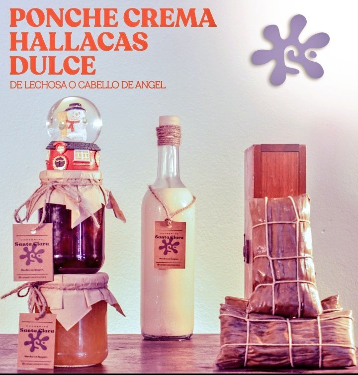 SClaraConservas's tweet photo. Este año #ConservasSantaClara se une nuevamente con @SahzdiPaz para ofrecerles los sabores tradicionales de Venezuela.
Combos de hallacas, dulce de lechosa, cabello de ángel, pan de jamón y ponche crema.
No te quedes sin el tuyo
#HueleANavidad https://t.co/qskGpkhXwU