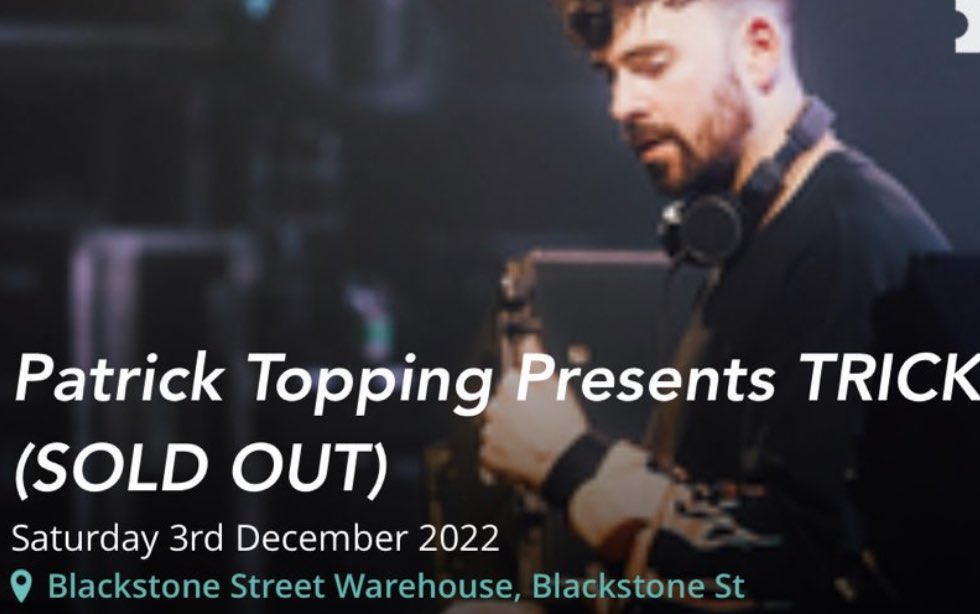 pritchard91's tweet photo. Selling x2 Patrick Topping tickets for Liverpool December 3rd https://t.co/7Mid1SeJc5