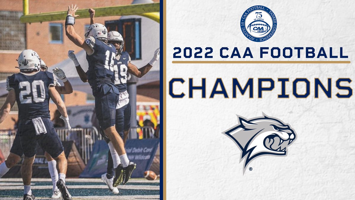 .<a href="/UNH_Football/">New Hampshire Football</a> is taking home the Bryce-Cowell Musket and the #CAAChamps 🏆