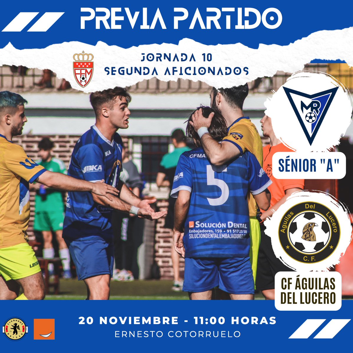 ⚽️🔴 PREVIA PARTIDO | #SéniorA

<a href="/pedritoperez18/">pedro perez rodriguez-calderita</a> 🗣️: "Partido para recuperar confianza tras los dos últimos pinchazos sufridos. Venimos con ganas de demostrarlo ante un rival que se juega mucho".

#VamosRío 💙 
#SegundaAficionados
