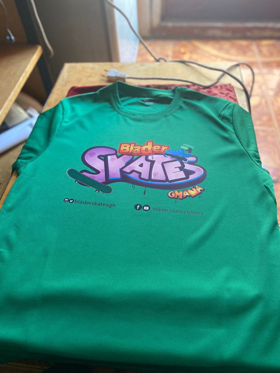 bladerskatesgh's tweet photo. Printing T-shirts and getting them ready for our 2023 projects.
You buy, you’re indirectly supporting the organization and promoting the @bladerskatesgh brand for the future.
#NormaliseSkating #FreeTheYouth #skaters #GhanaSkates #bladerskatesghana #bladerskates #bladers #rolling https://t.co/max7JnUlS3