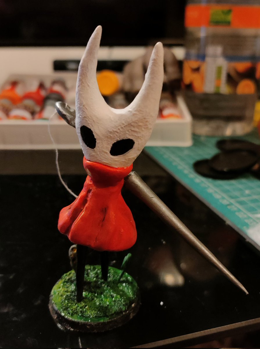 Hornet. 
Quedé bastante contento con el resultado!
#SilkSong #HollowKnight