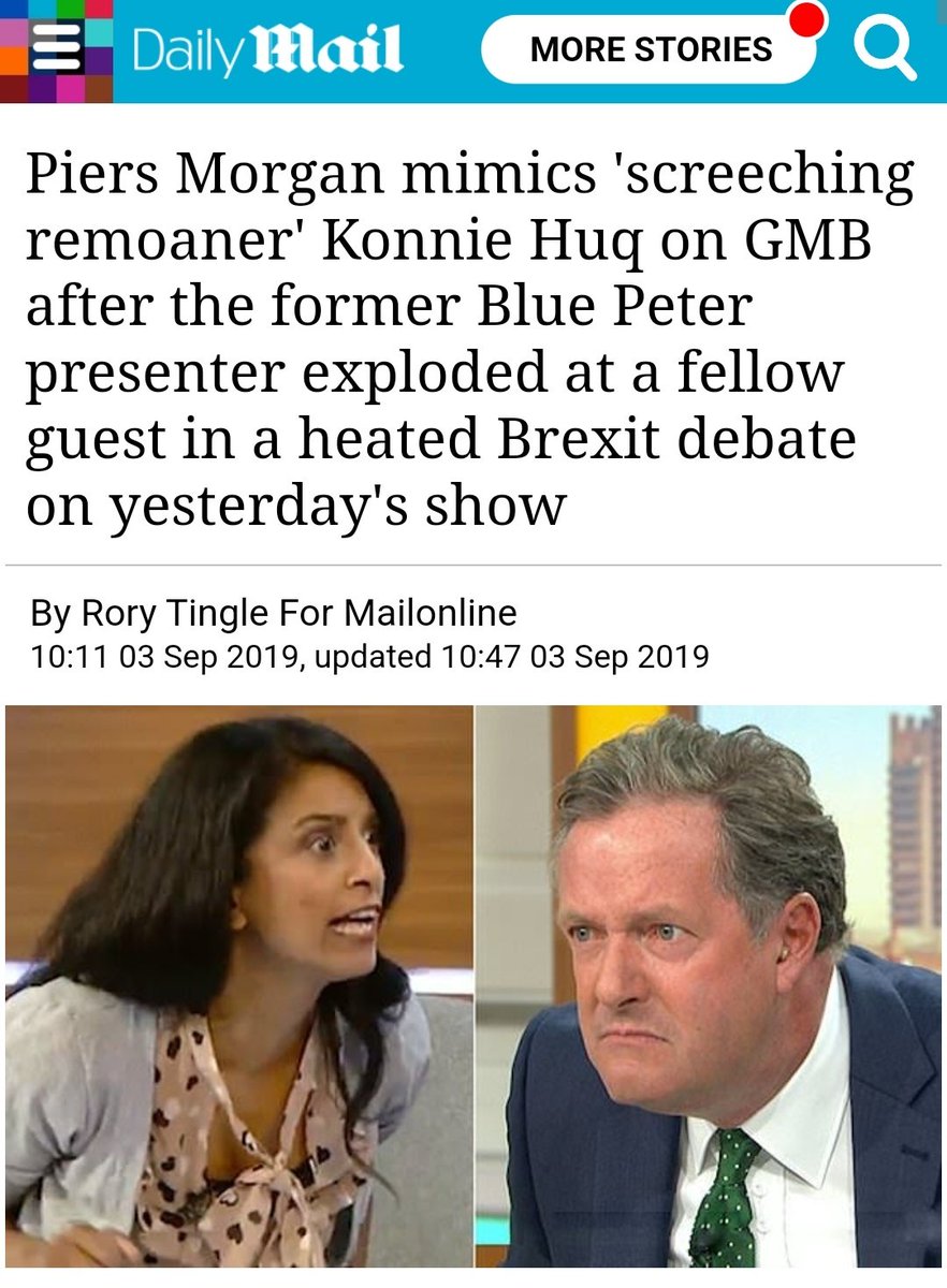 Otto_English's tweet photo. Piers Morgan and REMOANERS. A story in four acts https://t.co/il4EUc2jZ8