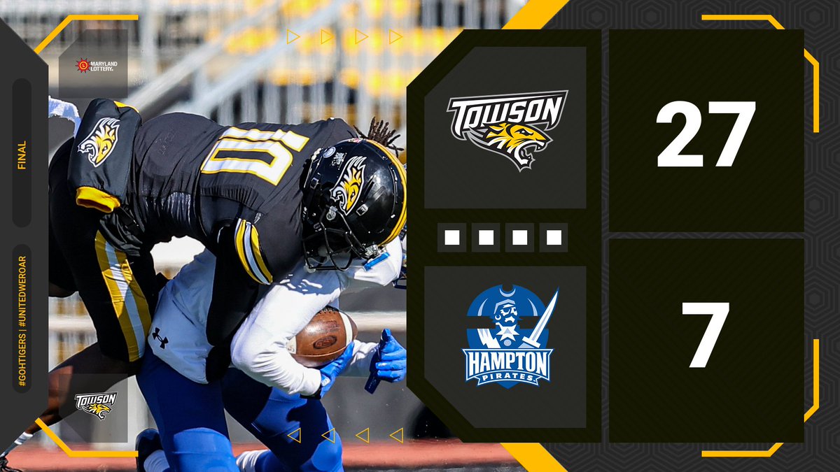 The Tigers finish the 2022 campaign with their fourth-consecutive CAA victory!
#GohTigers | #UnitedWeRoar | #NCAAFCS