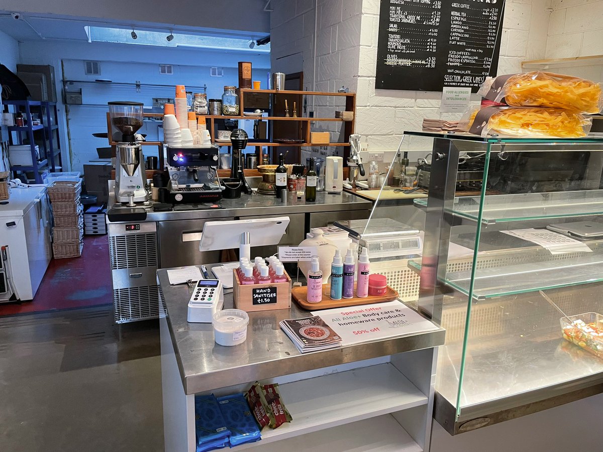 Bare shelves at the best Greek deli in London - Isle of Olive in Hackney. The owners are closing the doors after 11 successful years due to customs duties, reams of paperwork and the simple fact that many of their small suppliers won’t export to the UK. The realities of Brexit…