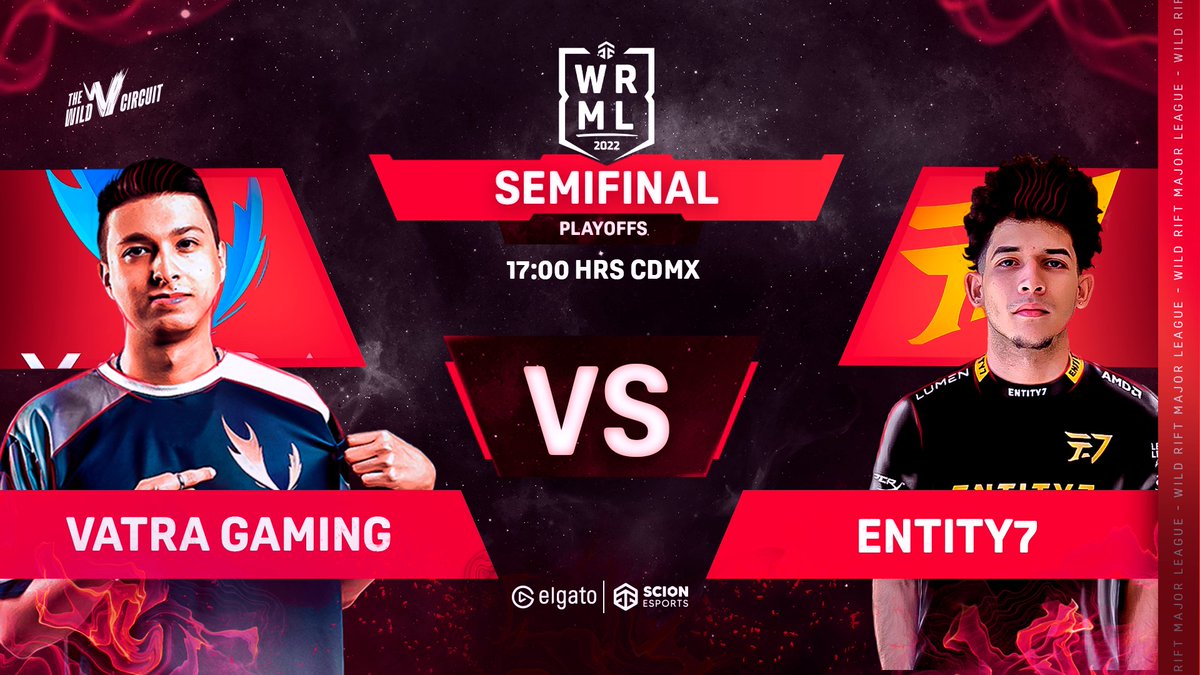 🔥¡REVANCHA EN SEMIFINALES!🔥
En la liga la amenaza eléctrica fue el único equipo que logró quitarle el invicto al super líder, ¿podrá el fuego azul <a href="/VatraGaming/">VatraGaming</a> vengarse o @Entity7gg volverá a derrotarles?😱🏆💣🏔️

📺🎙️En vivo 5:00 PM por Twitch:
twitch.tv/scionesportstv

#WRML22