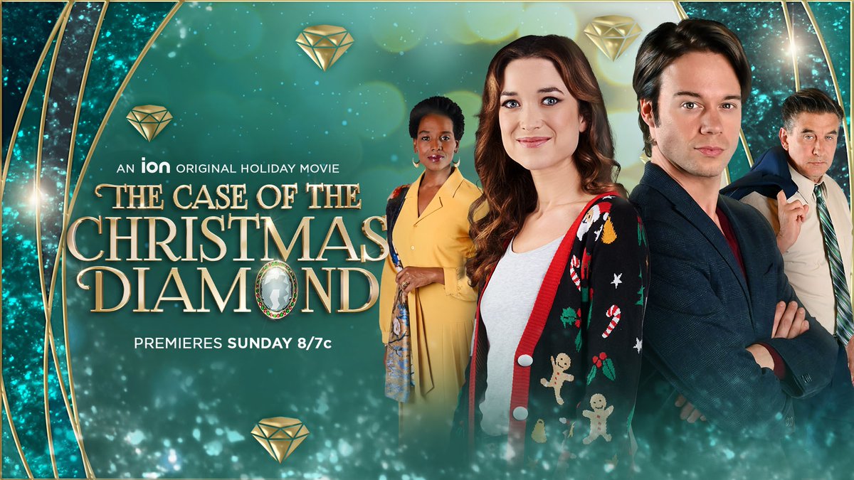 It's ok to make Sundays your new favorite day of the week, ION holiday movies are on! Our first all-new original holiday movie of the year, #TheCaseOfTheChristmasDiamond premieres tomorrow at 8/7c! 😉 bit.ly/3EIkwA0