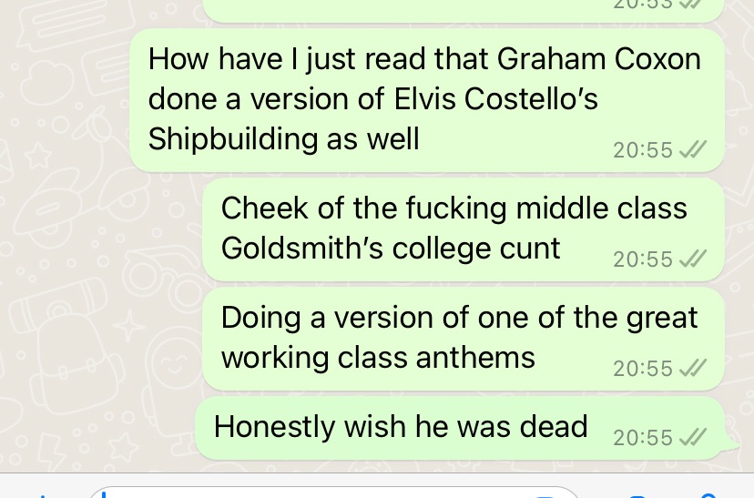 Some thoughts on the guitarist of the inexplicably popular Britpop band Blur. Thanks.