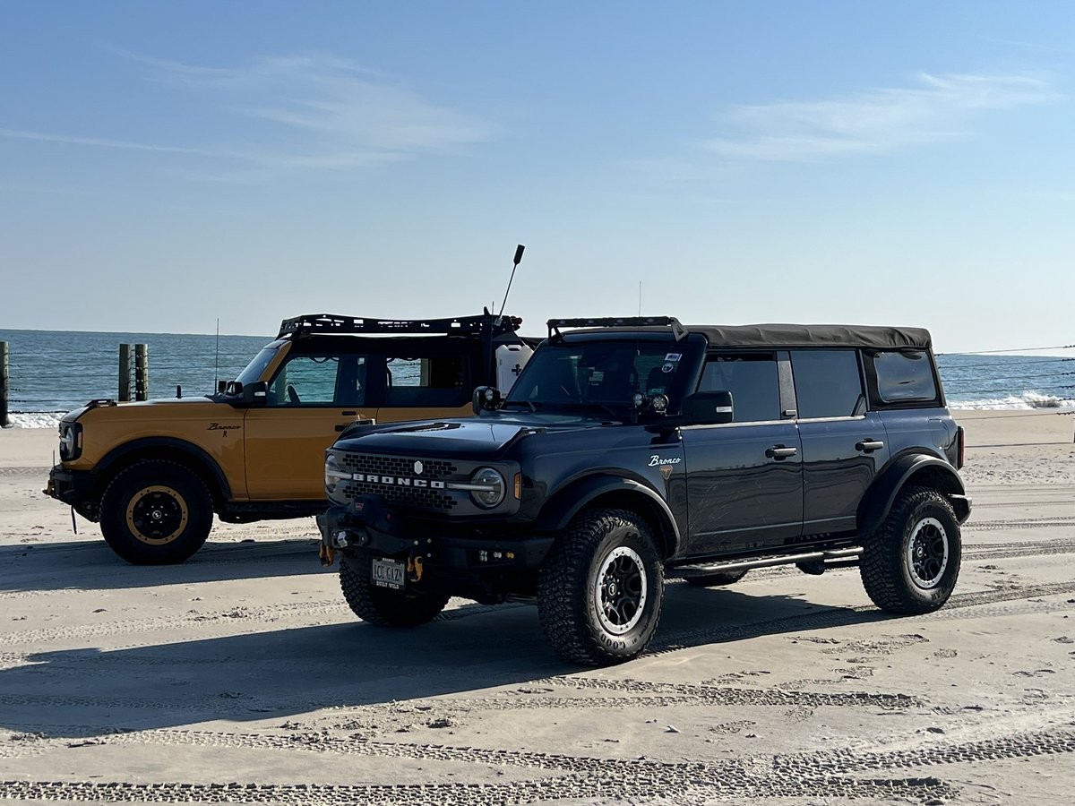 Out doing @ford #Bronco things at Assateague Island National Seashore.