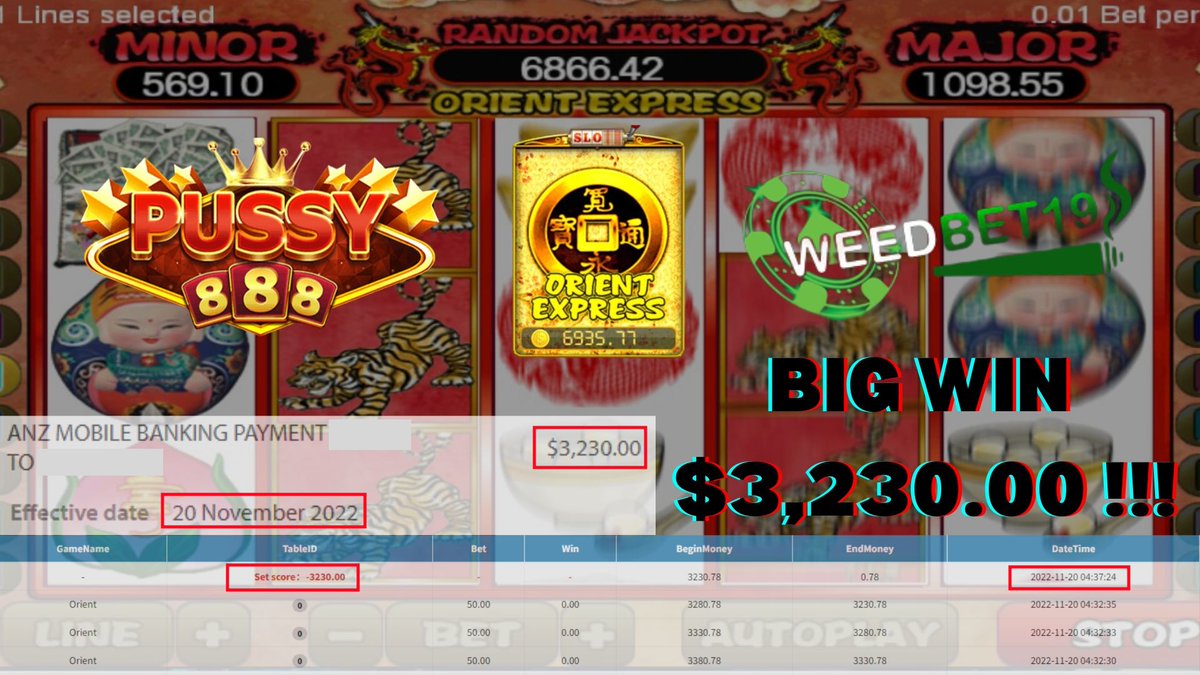 weedbet19's tweet photo. 🎉Congratulation To Weedbet19 Member Get Withdraw🎉

💨 Platform : Pussy888
💨 Game : Orient Express
💨 Deposit : $120
💨 Withdraw : $3230

Join us now and become the next winner💓
WhatsApp CS1 : https://t.co/bORMXkOe2s https://t.co/occe7zToY0