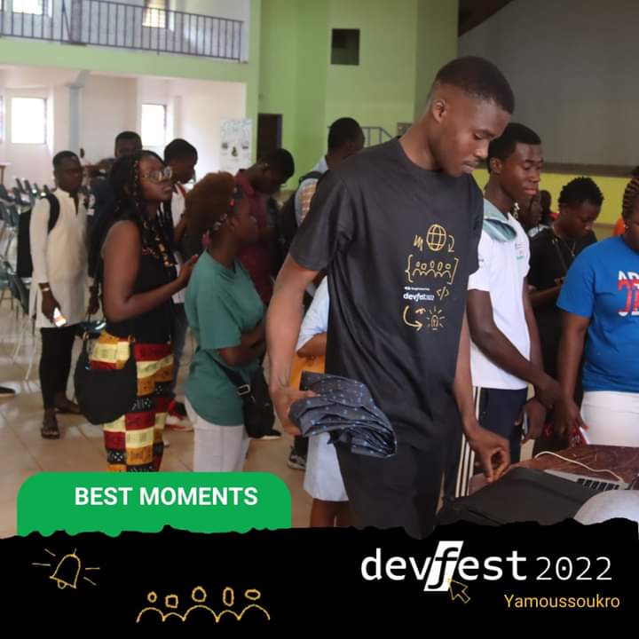 GDGBassam's tweet photo. #DevFesyCI22
Nos participants. Vous aviez été nombreux dans la salle, en ligne, nous étions et sommes ravis de vous avoir eu parmis nous 😊😊
Nous continuons la semaine du #DevFest22 avec le #DevFestAbj22 le 26 Nov à l'ENA 😊😊
https://t.co/lf9Yq3YLQD https://t.co/wQHJVWv4hW